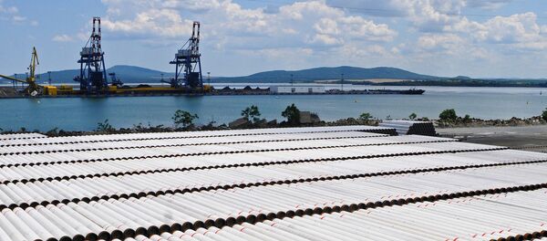 Les tubes du gazoduc Turkish Stream - Sputnik Afrique