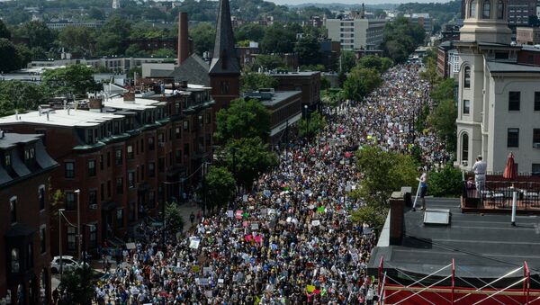 Manifestation contre le racisme à Boston - Sputnik Afrique