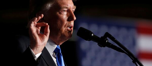 US President Donald Trump announces his strategy for the war in Afghanistan during an address from Fort Myer, Virginia, US, August 21, 2017. US President Donald Trump announces his strategy for the war in Afghanistan during an address from Fort Myer, Virginia, US, August 21, 2017. - Sputnik Afrique