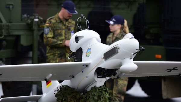 Des musiciens allemands protestent contre une future «guerre des drones» - Sputnik Afrique