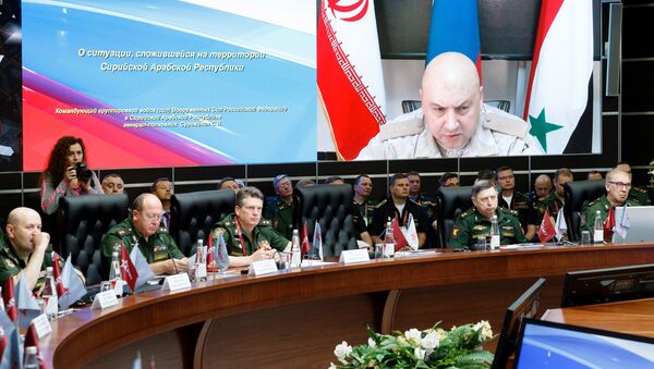 Круглый стол, посвященный опыту применения Вооруженных Сил Российской Федерации в Сирийской Арабской Республике, на форуме Армия-2017 - Sputnik Afrique