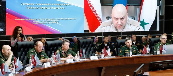 Круглый стол, посвященный опыту применения Вооруженных Сил Российской Федерации в Сирийской Арабской Республике, на форуме Армия-2017 - Sputnik Afrique