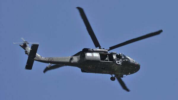 Un hélicoptère US Black Hawk (image d'illustration) - Sputnik Afrique