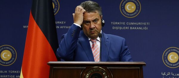 Bundesaußenminister Sigmar Gabriel bei seinem Besuch in Ankara - Sputnik Afrique