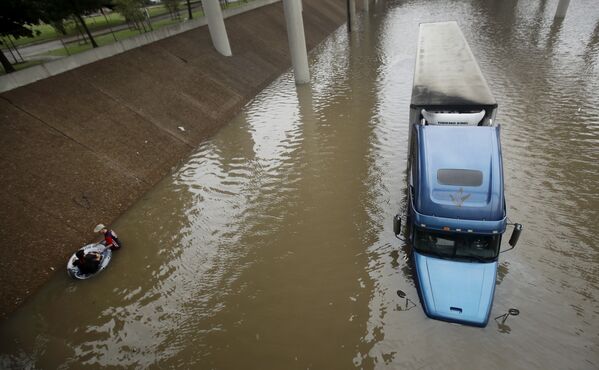 L’inondation à Houston et dans sa banlieue - Sputnik Afrique