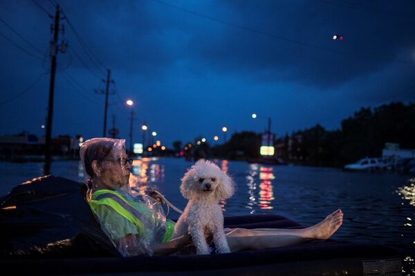 L’inondation à Houston et dans sa banlieue - Sputnik Afrique
