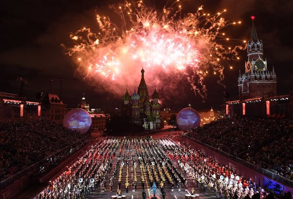 La cérémonie d’ouverture du festival Tour Spasskaïa à Moscou - Sputnik Afrique