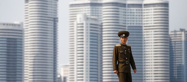 Un soldado norcoreano en Pyongyang, Corea del Norte - Sputnik Afrique