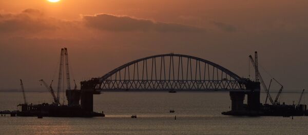 Construction du pont de Crimée - Sputnik Afrique