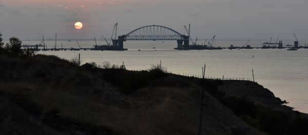 Construction du pont de Crimée - Sputnik Afrique