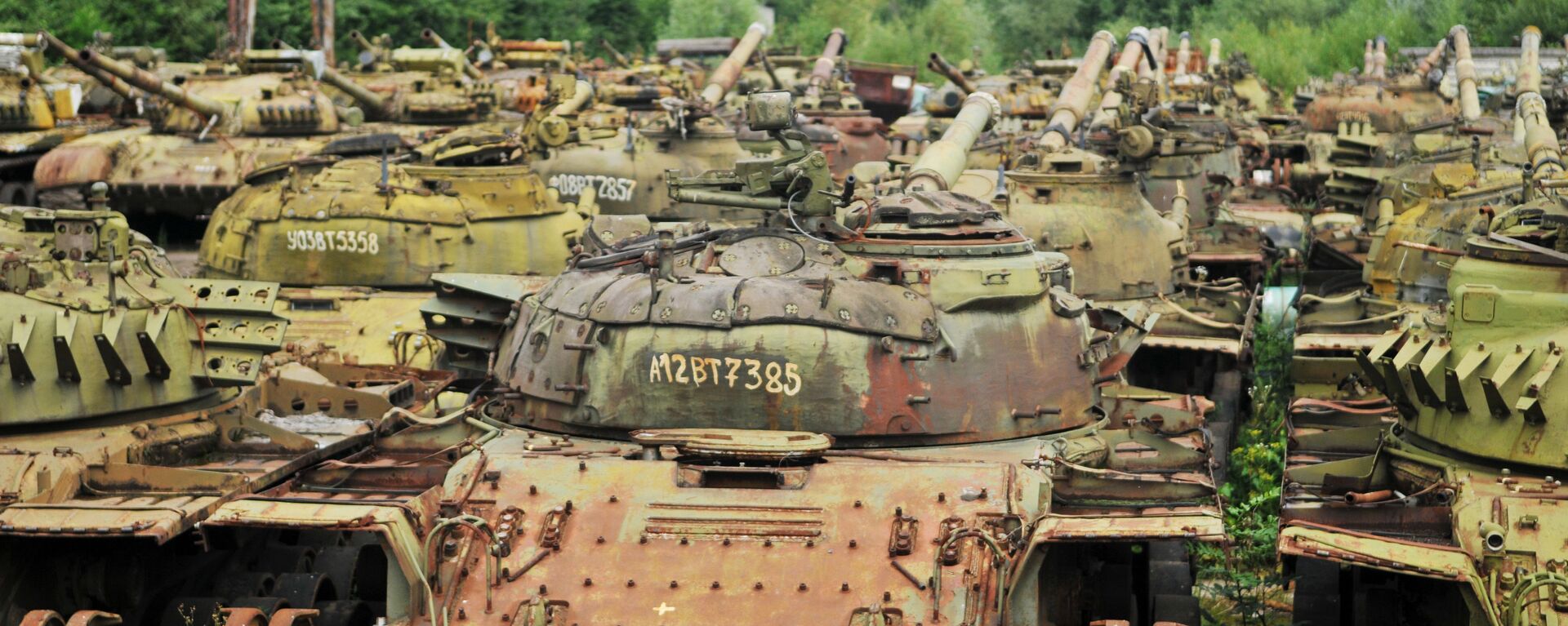 Tanks in 'storage' at the Lviv Armored Vehicle Plant, western Ukraine. File photo. - Sputnik Africa, 1920, 29.05.2023