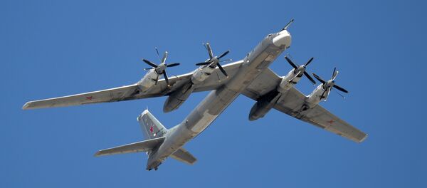 A Tupolev Tu-95MS Bear strategic bomber - Sputnik Afrique