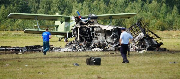 В Балашихе на авиашоу разбился самолет - Sputnik Afrique