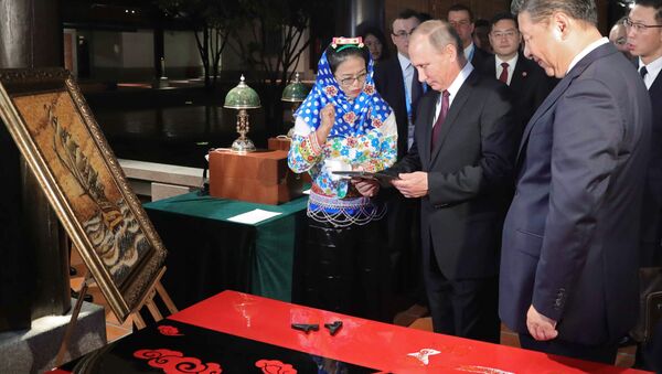 Vladimir Poutine et Xi Jinping - Sputnik Afrique