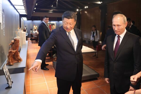 La visite du Président russe Vladimir Poutine en Chine pour le sommet des BRICS - Sputnik Afrique