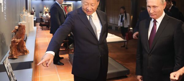 La visite du Président russe Vladimir Poutine en Chine pour le sommet des BRICS La visite du Président russe Vladimir Poutine en Chine pour le sommet des BRICS - Sputnik Afrique