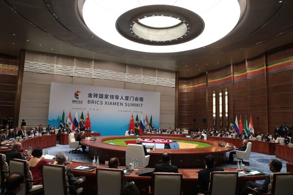 La visite du Président russe Vladimir Poutine en Chine pour le sommet des BRICS - Sputnik Afrique