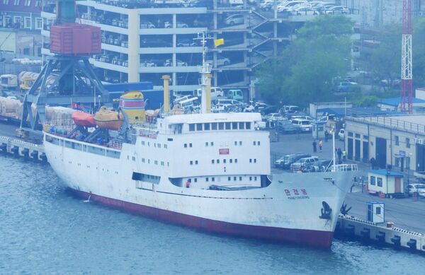 Le cargo mixte nord-coréen Man Gyong Bong à Vladivostok Le cargo mixte nord-coréen Man Gyong Bong à Vladivostok - Sputnik Afrique