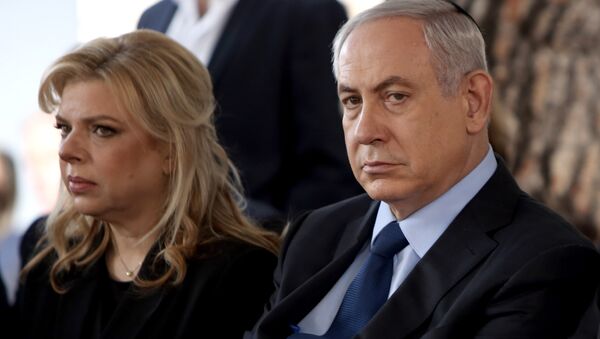 Benjamin Netanyahu et sa femme Sara - Sputnik Afrique