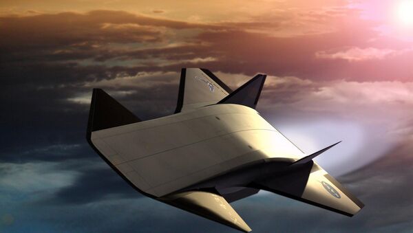 An artist's rendering of the air-breathing, hypersonic X-43B, the third and largest of NASA's Hyper-X series flight demonstrators, which could fly later this decade. - Sputnik Afrique