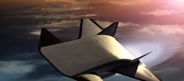 An artist's rendering of the air-breathing, hypersonic X-43B, the third and largest of NASA's Hyper-X series flight demonstrators, which could fly later this decade. - Sputnik Afrique