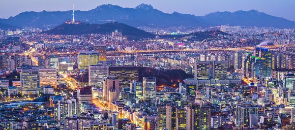 Вид на вечерний Сеул - Sputnik Afrique