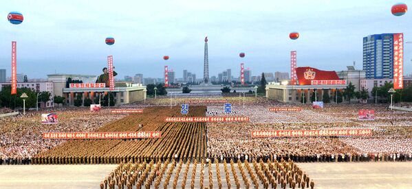 Festivités dédiées à l’essai réussi de la bombe H en Corée du Nord - Sputnik Afrique