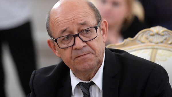 Jean-Yves Le Drian, French Minister for Europe and Foreign Affairs - Sputnik Afrique