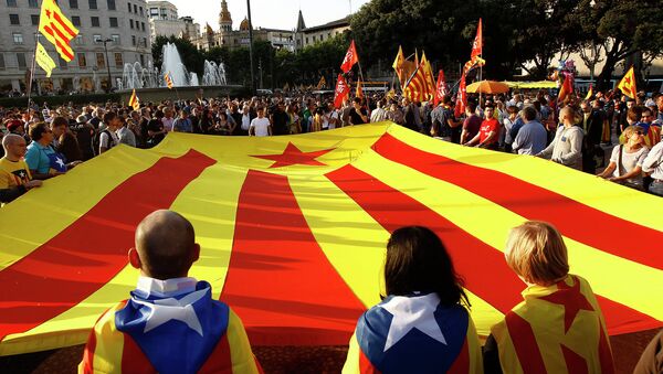 le drapeau de Catalogne - Sputnik Afrique