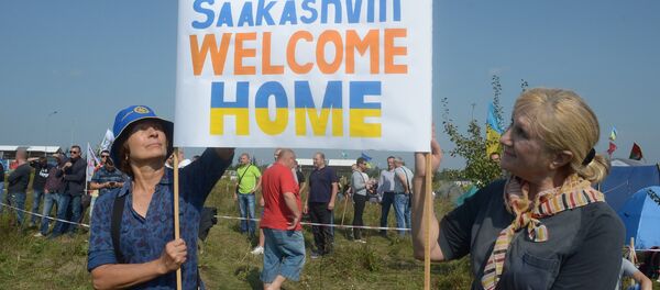 Des partisans de Mikhaïl Saakachvili - Sputnik Afrique