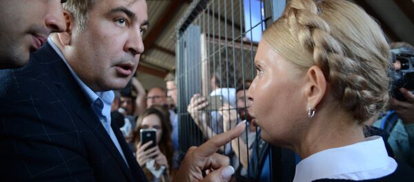 Saakachvili s'apprête à traverser la frontière entre la Pologne et l'Ukraine - Sputnik Afrique