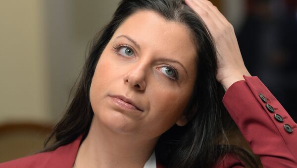Margarita Simonyan, redactora jefa de la agencia Rossiya Segodnya y de RT - Sputnik Afrique