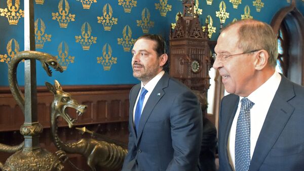 Встреча министра иностранных дел РФ С. Лаврова с премьер-министром Ливана С. Харири - Sputnik Afrique