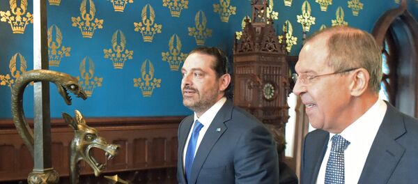 Встреча министра иностранных дел РФ С. Лаврова с премьер-министром Ливана С. Харири - Sputnik Afrique