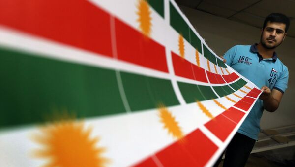drapeau du Kurdistan - Sputnik Afrique