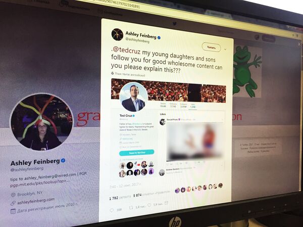 Tweet d'Ashley Feinberg Tweet d'Ashley Feinberg - Sputnik Afrique
