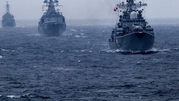 Exercices russo-chinois Joint Sea 2015 (image d'archives) - Sputnik Afrique