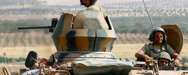 Militaires turcs à la frontière syrienne - Sputnik Afrique