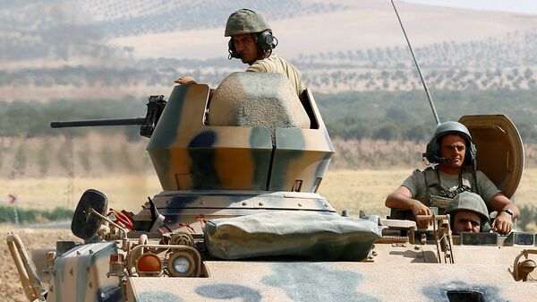 Militaires turcs à la frontière syrienne - Sputnik Afrique