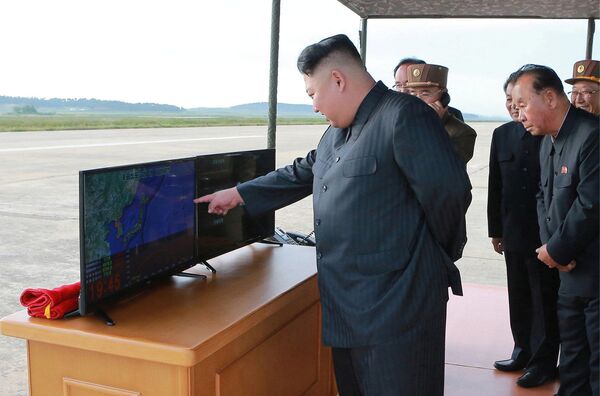 Le lancement du missile balistique nord-coréen - Sputnik Afrique
