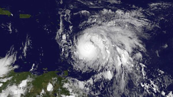 Un ouragan au-dessud des Antilles - Sputnik Afrique