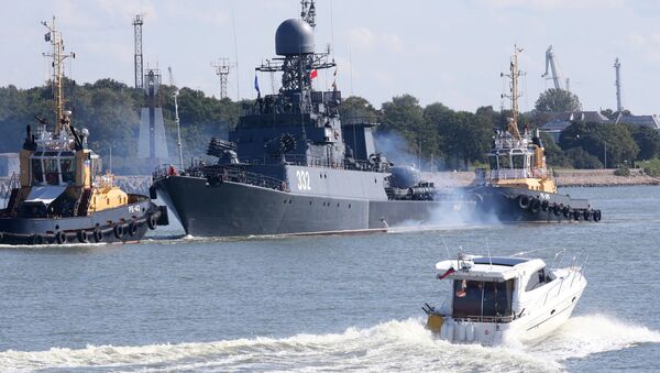 Navire de lutte anti-sous-marine Kalmykia - Sputnik Afrique