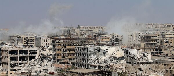 إنفجار في حي القامشلي بسوريا - Sputnik Afrique