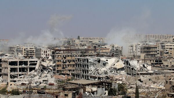 إنفجار في حي القامشلي بسوريا - Sputnik Afrique