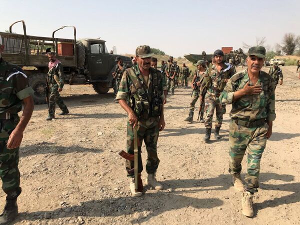 Les troupes de l'armée syrienne Les troupes de l'armée syrienne - Sputnik Afrique