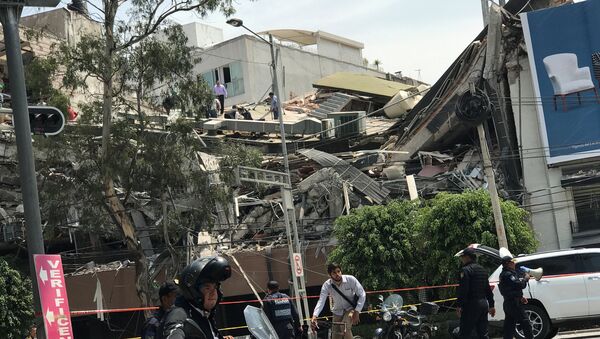 Conséquences du tremblement de terre au Mexique - Sputnik Afrique