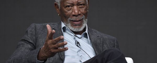 Morgan Freeman participates in The Story of Us With Morgan Freeman panel during the National Geographic Television Critics Association Summer Press Tour at the Beverly Hilton in Beverly Hills, Calif - Sputnik Afrique