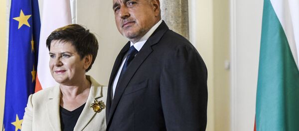 Premier Polski Beata Szydło i premier Bułgarii Bojko Borisow Premier Polski Beata Szydło i premier Bułgarii Bojko Borisow - Sputnik Afrique