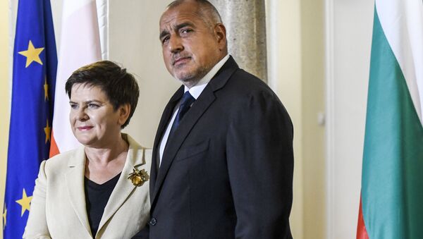 Premier Polski Beata Szydło i premier Bułgarii Bojko Borisow - Sputnik Afrique