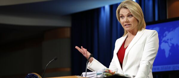 Porte-parole de la diplomatie américaine Heather Nauert Porte-parole de la diplomatie américaine Heather Nauert - Sputnik Afrique